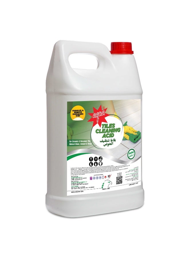 Aqua Tile Cleaning Solution 1 Gallon | Deep Cleaning Formula for Floor & Wall Tiles | Removes Stains, Dirt & Grime | Fresh Clean Finish - Image 3